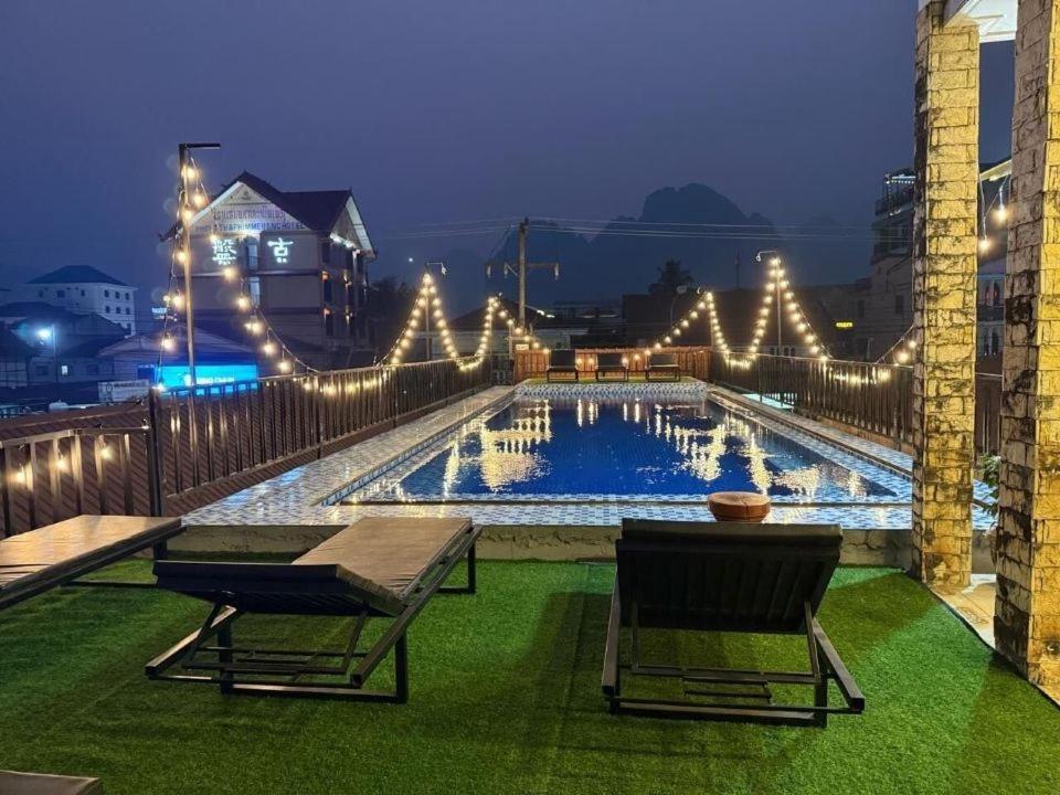 A P S Moutain View Hotel ヴァンヴィエン エクステリア 写真